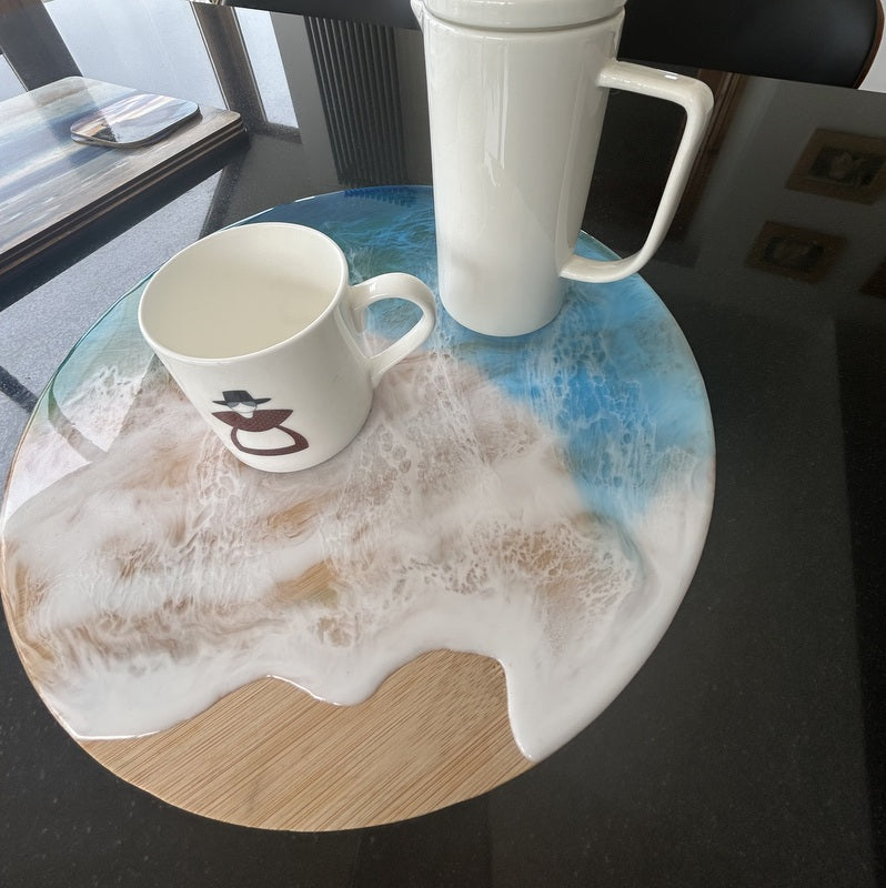 Coastal Resin Lazy Susan