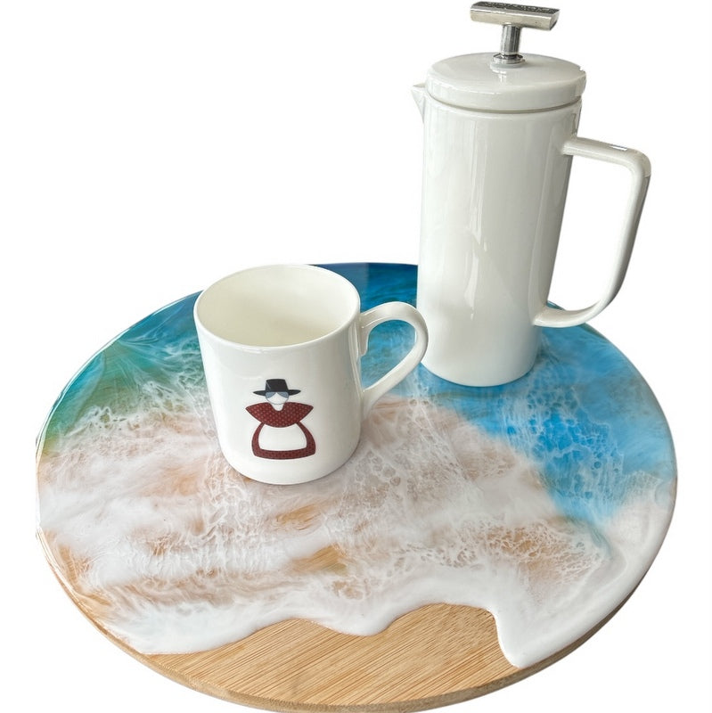 Coastal Resin Lazy Susan