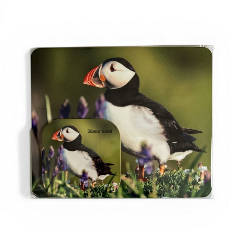 Puffin Table Mat & Coaster Set