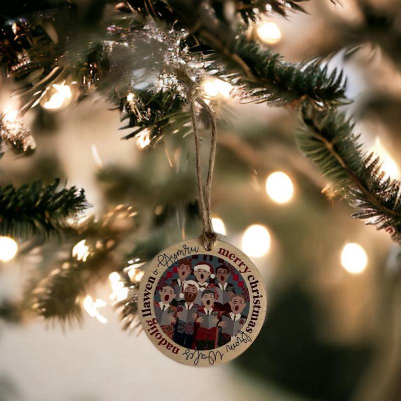 Wooden Christmas Choir Decoration