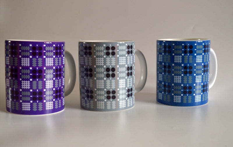 Welsh Tapestry Mugs & Coaster Set