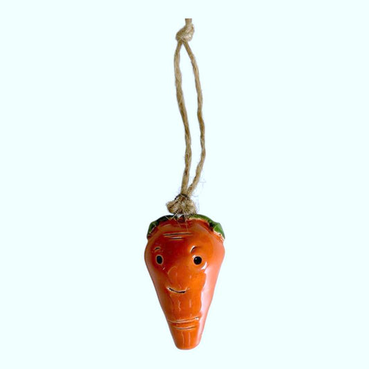 Ceramic Christmas Carrot Decoration