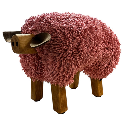 Ewemoo Pink Pig Foot Stool