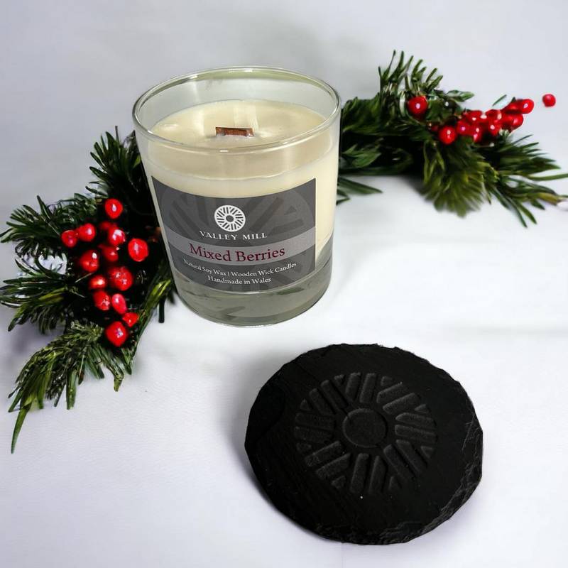 Mixed Berries Christmas Candle