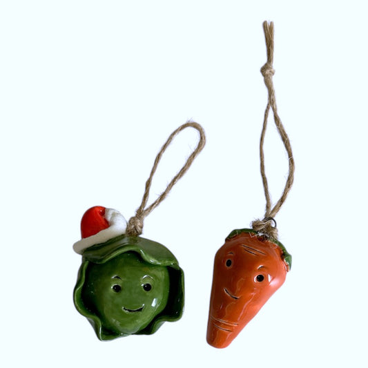 Handmade Ceramic Christmas Sprout Decoration