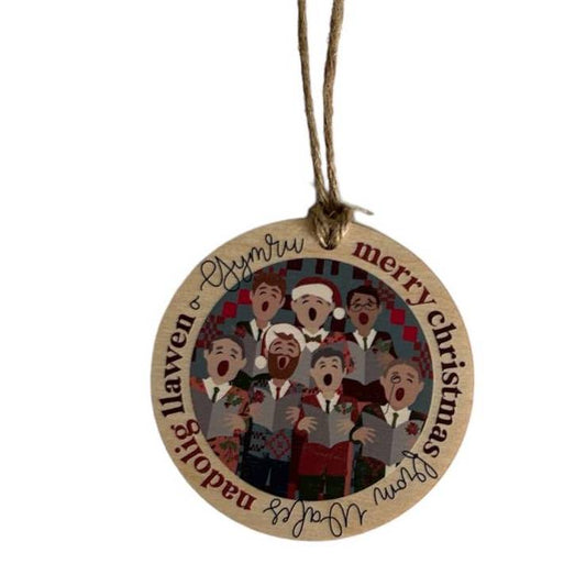 Wooden Christmas Choir Decoration