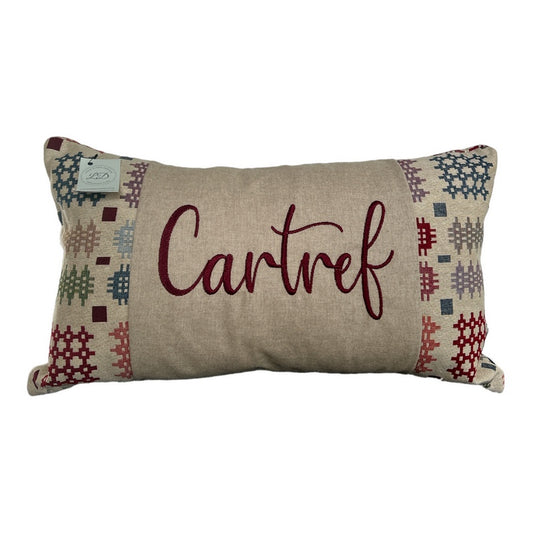 Welsh Blanket Cartref Cushion