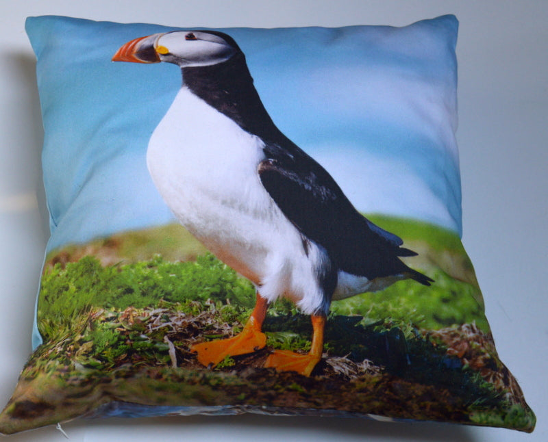 Puffin Cushion