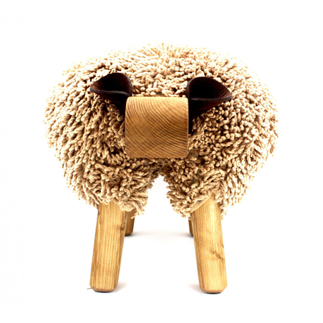 Walnut Ewemoo Sheep Foot Stool