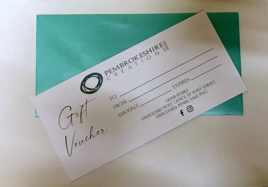 Pembrokeshire Creations Gift Voucher