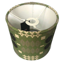 Load image into Gallery viewer, Olive Green Welsh Tapestry Print Lamp Shade
