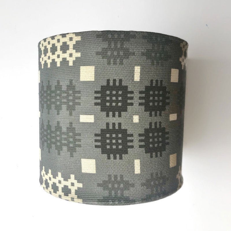 Grey Welsh Tapestry Design Lamp Shade